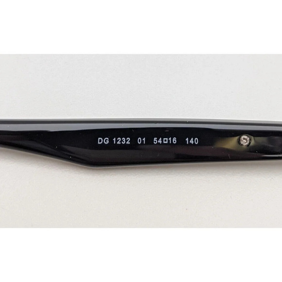 ?️Made in Italy! Dolce&Gabbana DG1232 01 Eyeglasses 54/16 140 /ALH221?️ main image 6